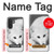 S2569 White Arctic Fox Case For Samsung Galaxy A27