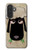 S2826 Cute Cartoon Unsleep Black Sheep Case For Samsung Galaxy A27