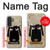 S2826 Cute Cartoon Unsleep Black Sheep Case For Samsung Galaxy A27
