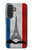 S2859 Vintage France Flag Eiffel Tower Case For Samsung Galaxy A27