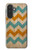 S3033 Vintage Wood Chevron Graphic Printed Case For Samsung Galaxy A27