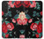 S3112 Rose Floral Pattern Black Case For Samsung Galaxy A27