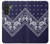 S3357 Navy Blue Bandana Pattern Case For Samsung Galaxy A27