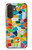 S3391 Abstract Art Mosaic Tiles Graphic Case For Samsung Galaxy A27
