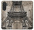 S3416 Eiffel Tower Blueprint Case For Samsung Galaxy A27