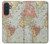 S3418 Vintage World Map Case For Samsung Galaxy A27