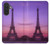 S3447 Eiffel Paris Sunset Case For Samsung Galaxy A27