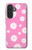 S3500 Pink Floral Pattern Case For Samsung Galaxy A27