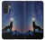 S3555 Wolf Howling Million Star Case For Samsung Galaxy A27