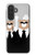 S3557 Bear in Black Suit Case For Samsung Galaxy A27