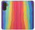 S3799 Cute Vertical Watercolor Rainbow Case For Samsung Galaxy A27