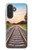 S3866 Railway Straight Train Track Case For Samsung Galaxy A27