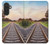 S3866 Railway Straight Train Track Case For Samsung Galaxy A27