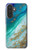 S3920 Abstract Ocean Blue Color Mixed Emerald Case For Samsung Galaxy A27