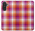 S3941 LGBT Lesbian Pride Flag Plaid Case For Samsung Galaxy A27