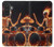 S3985 Fire Skull Drummer Case For Samsung Galaxy A27