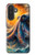 S4003 Oil Color Painting Giant Octopus Case For Samsung Galaxy A27