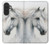 S4025 White Horse Painting Case For Samsung Galaxy A27
