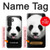 S4049 Cute Panda Stick Out Tongue Case For Samsung Galaxy A27