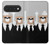S3557 Bear in Black Suit Case For Google Pixel 11, 11 Pro