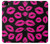 S2933 Pink Lips Kisses on Black Case For iPhone 5 5S SE