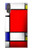 S0157 Composition Red Blue Yellow Case For Sony Xperia XZ