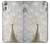 S1980 White Peacock Case For Sony Xperia XZ