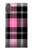 S3091 Pink Plaid Pattern Case For Sony Xperia XZ