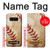 S0064 Baseball Case For Note 8 Samsung Galaxy Note8