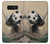 S2210 Panda Fluffy Art Painting Case For Note 8 Samsung Galaxy Note8