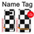 S2492 Black and White Check Case For Note 8 Samsung Galaxy Note8