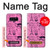 S2885 Paris Pink Case For Note 8 Samsung Galaxy Note8