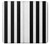 S2297 Black and White Vertical Stripes Case For iPhone 7, iPhone 8