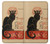 S2739 Chat Noir Black Cat Vintage Case For iPhone 7, iPhone 8