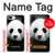 S1072 Panda Bear Case For iPhone 7 Plus, iPhone 8 Plus