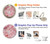 S2843 Pink Marble Texture Case For iPhone 7 Plus, iPhone 8 Plus