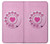 S2847 Pink Retro Rotary Phone Case For iPhone 7 Plus, iPhone 8 Plus