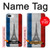 S2859 Vintage France Flag Eiffel Tower Case For iPhone 7 Plus, iPhone 8 Plus