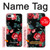 S3112 Rose Floral Pattern Black Case For iPhone 7 Plus, iPhone 8 Plus