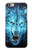 S0752 Blue Fire Grim Wolf Case For iPhone 6 6S