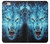 S0752 Blue Fire Grim Wolf Case For iPhone 6 6S