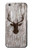 S2505 Reindeer Head Old Wood Texture Graphic Case For iPhone 6 6S
