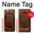 S2529 Leo Zodiac Tattoo Brown Graphic Print Case For iPhone 6 6S