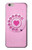 S2847 Pink Retro Rotary Phone Case For iPhone 6 6S