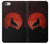 S2955 Wolf Howling Red Moon Case For iPhone 6 6S