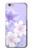 S2361 Purple White Flowers Case For iPhone 6 Plus, iPhone 6s Plus