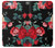 S3112 Rose Floral Pattern Black Case For iPhone 6 Plus, iPhone 6s Plus