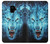 S0752 Blue Fire Grim Wolf Case For Samsung Galaxy S9