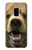S0840 Grizzly Bear Face Case For Samsung Galaxy S9