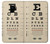 S2502 Eye Exam Chart Decorative Decoupage Poster Case For Samsung Galaxy S9